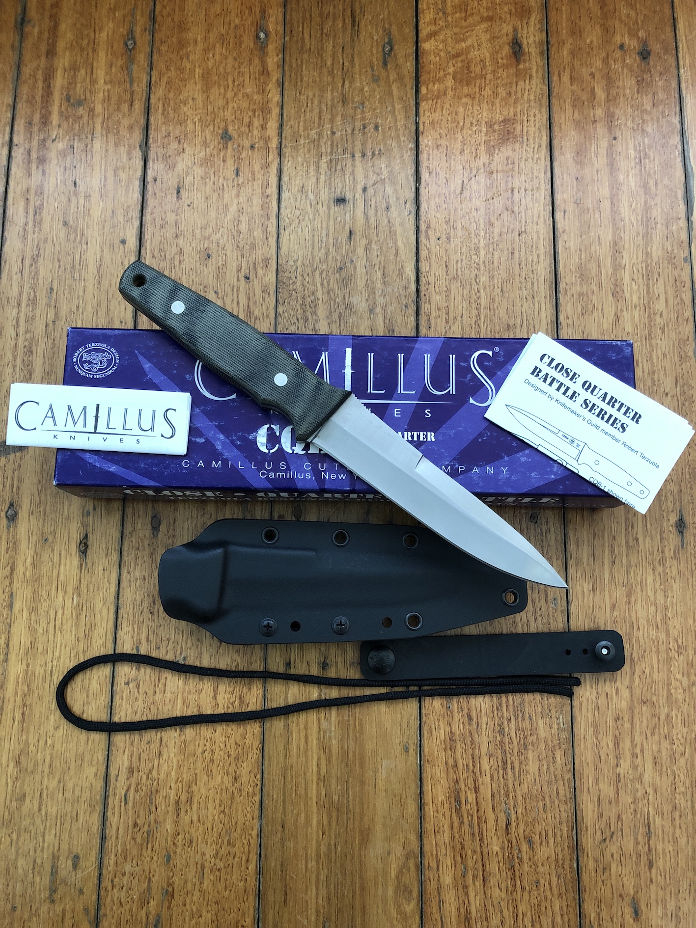 Camillus Knife: Camillus 'Bob Terzuola' Designed Original Straight ...