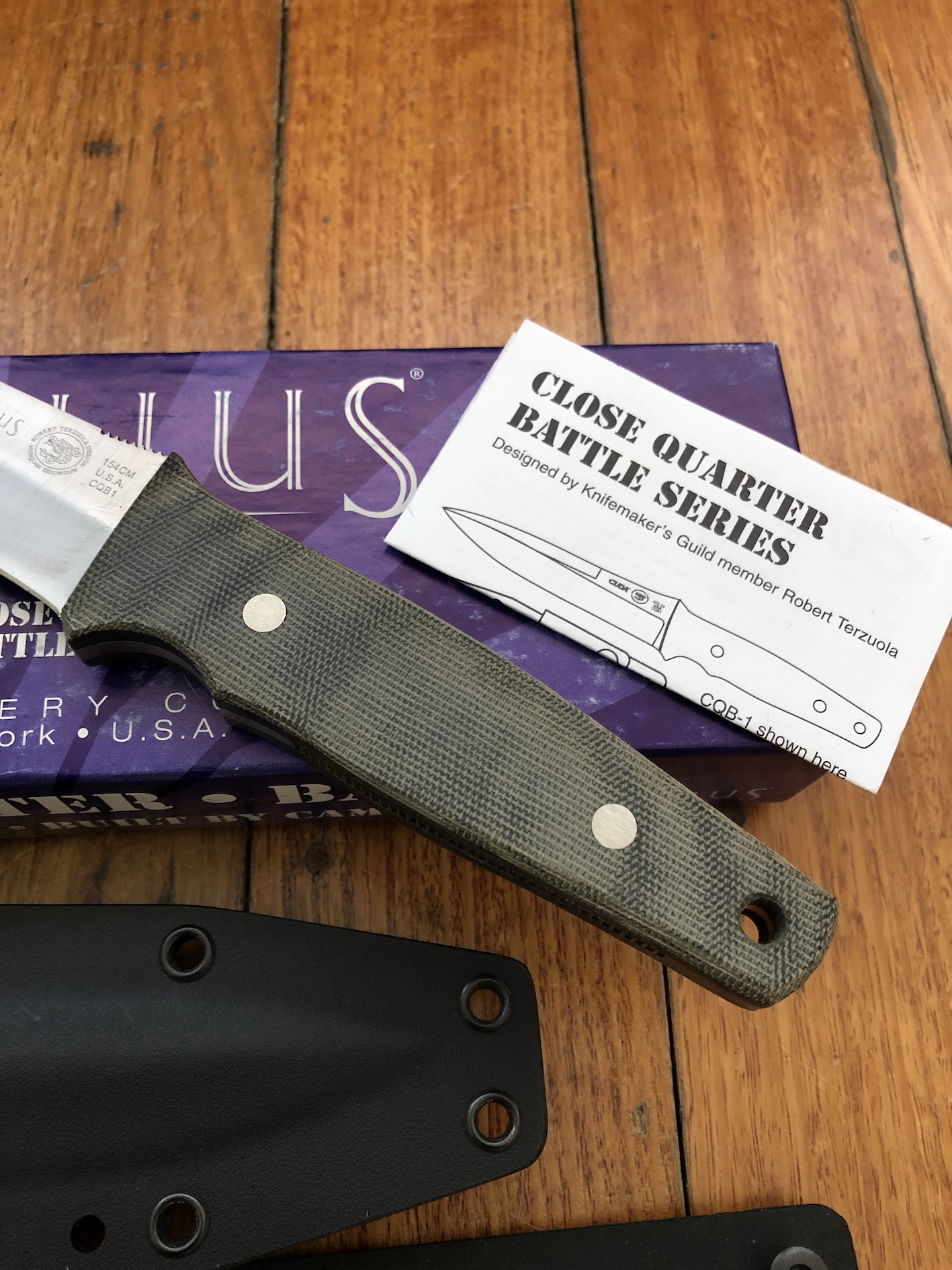 Camillus Knife: Camillus 'Bob Terzuola' Designed Original Straight ...