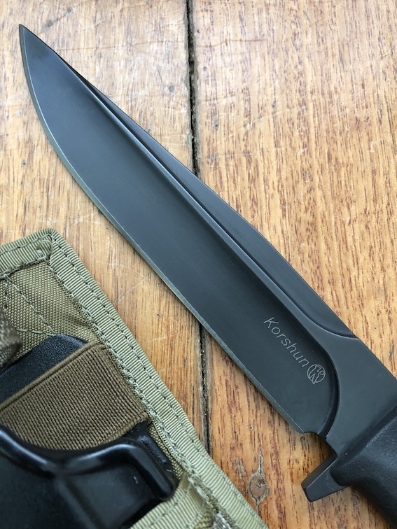 Kizlyar Knife: Kizlyar Original Korshun Military Knife with Elastron ...