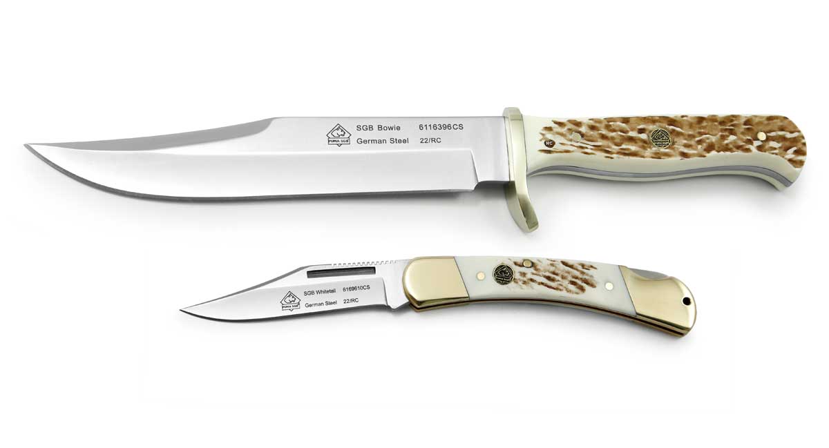 Puma SGB Bowie Outdoorsman Combo Knife Set