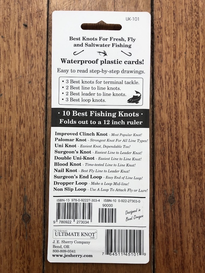 Knot Cards: Fishing Knots. 10 Best Fishing Knots