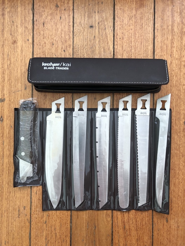 Kershaw Knife: Vintage KERSHAW KAI BLADE TRADER Japanese 6 Blade 
