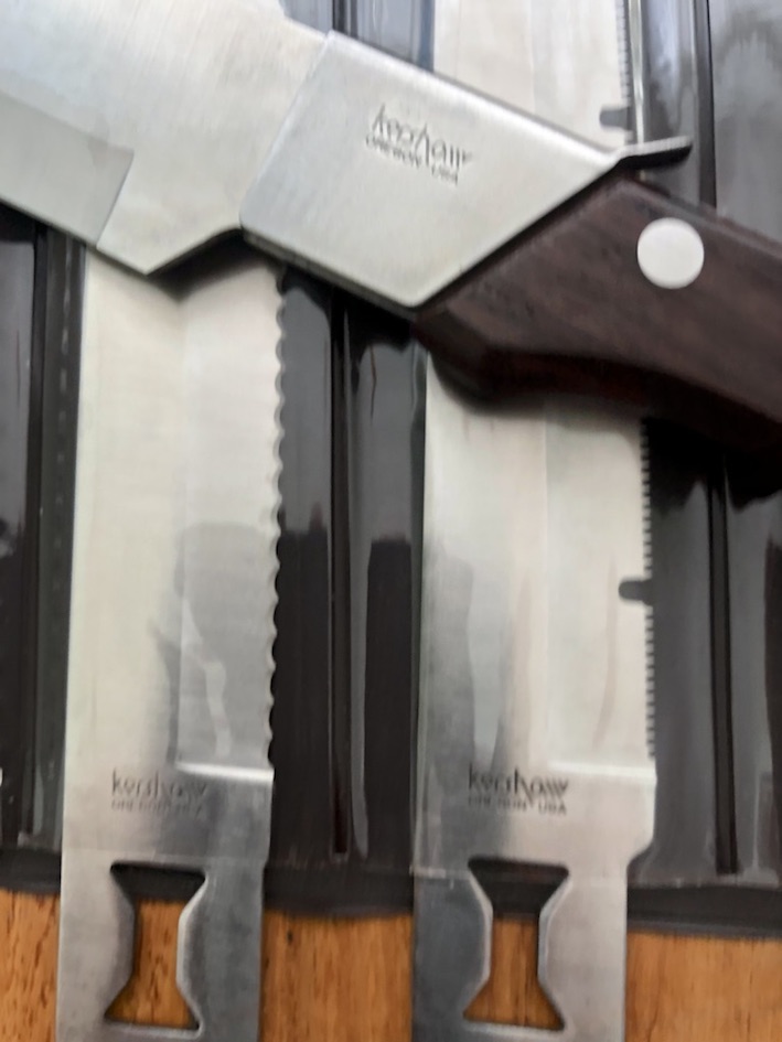 Vintage KERSHAW KAI BLADE TRADER 5 BLADES KNIFE SET & CASE 1099 JAPAN  ESTATE