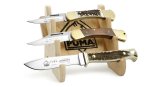 Puma Knife: PUMA Wooden Knife Display for Three Knives