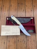 Mackrill Custom Knives 1996 No.3 SCI Limited edition LION Bone #89-100