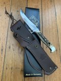 Puma Knife: Rarer 1980 Puma 6373 Skinner with Stag Antler Handle Puma Leather Sheath and Box