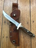 Puma Knife: Puma 11 6385 Original Right 1968 Hand  Trappers Companion in original Tan sheath