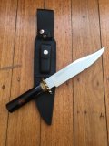 MH Custom Knife Maker Mirror Finish Bowie Knife