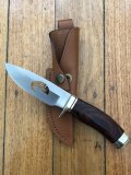 Buck Knife: Buck Rare Custom Shop 192 Vanguard Knife with Elk Stag Profile Cutout