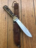 Puma Knife: Puma 11 6398 Original Used 1970 Hunters-Friend with original sheath #33073