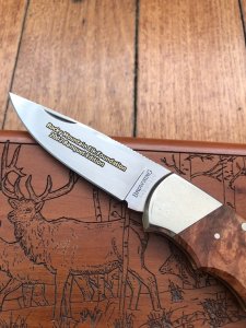 Browning Knife 2002 Limited Edition Rocky Mountain Elk Foundation knife in Display Case #228 of 550