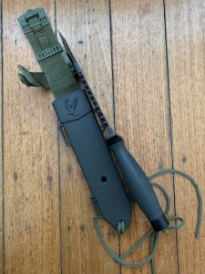 Aitor OSO NEGRO Tactical Bowie Combat Knife in Polymer Sheath