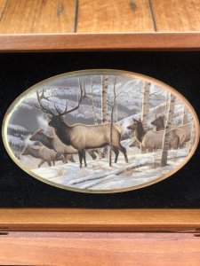 Browning Knife 2002 Limited Edition Rocky Mountain Elk Foundation knife in Display Case #228 of 550