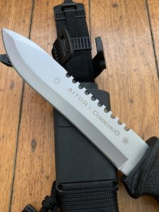 Aitor COMMANDO Tactical Survival Combat Knife in Polymer Sheath