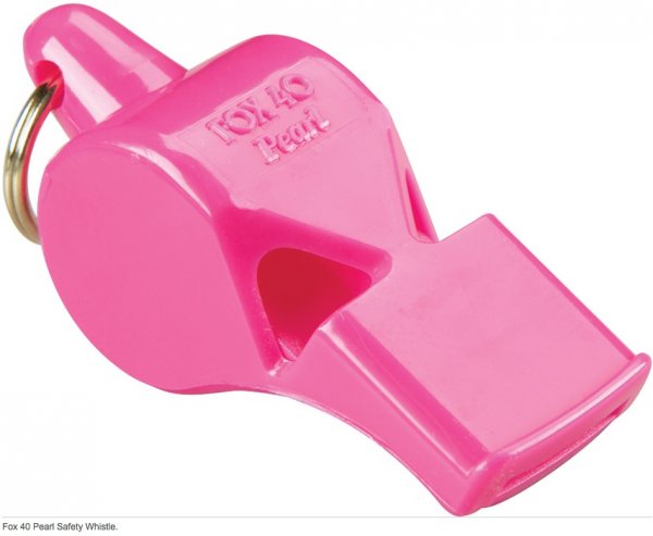 Whistle: Fox 40 Pearl Safety Hot Pink Whistle