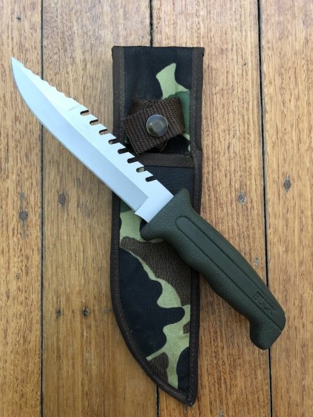 Buck Knife: Buck 639 Field Mate - Part Serrated Survival Knife With 